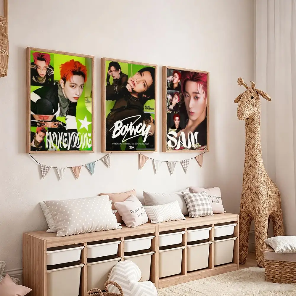 popular kpop ATEEZ Poster Poster HD Waterproof Self-Adhesive Wall Art - Versatile Decor for Any Space|Perfect Gift Idea