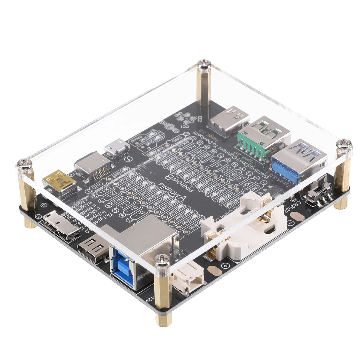NONE USB Kabel Daten Linie Test Board Kabel Checker USB Kabel Tester Kurzschluss Ein-Aus Schalten Für Typ-C test Board Werkzeug 4