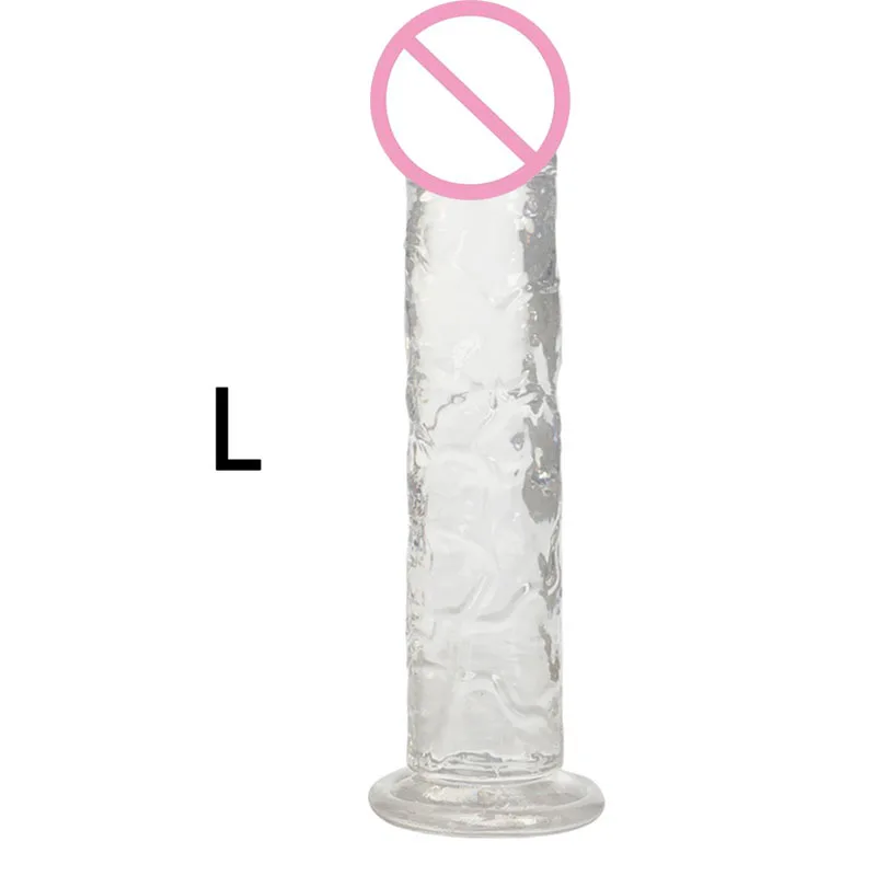 3 Size Translucent Soft Jelly Big Dildo Realistic Fake Dick Penis Butt Plug Sex Toys for Woman Men Vagina Anal Massage 1 order