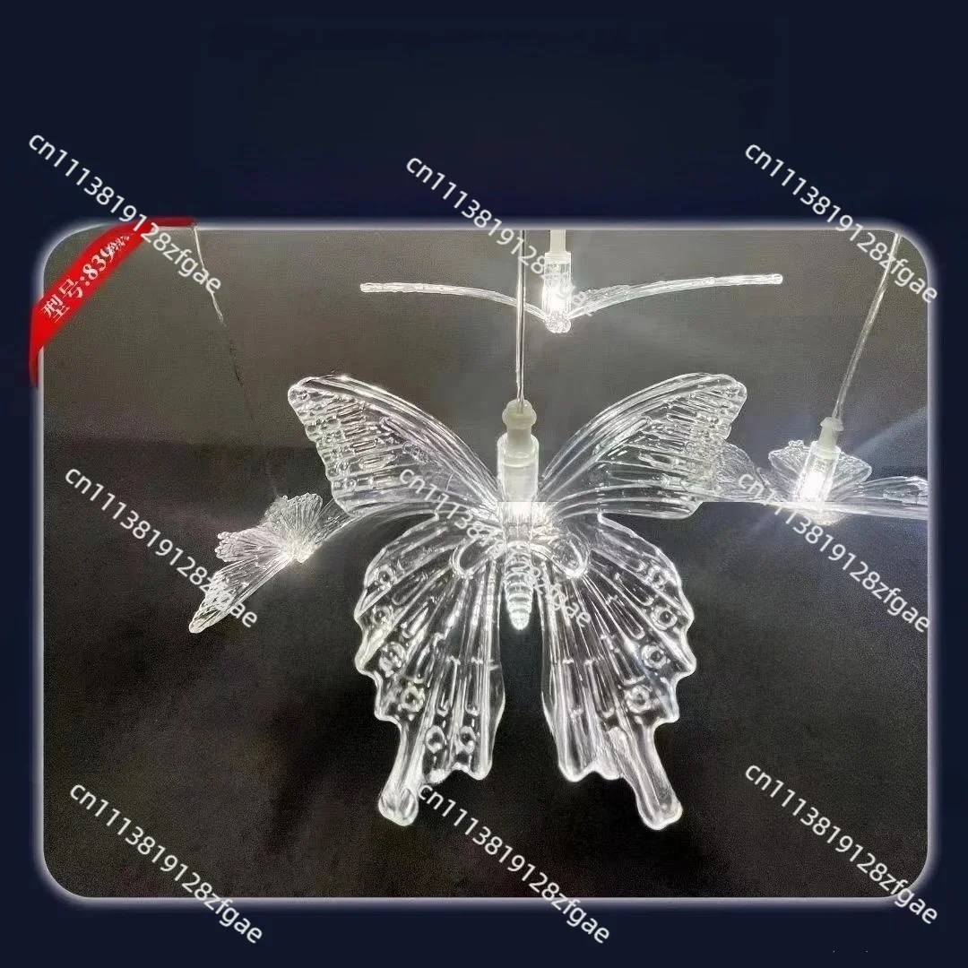 f108 Original Factory Direct Wedding decoration Party decoration ornaments Ceiling Ten dancing butterfly chandelier