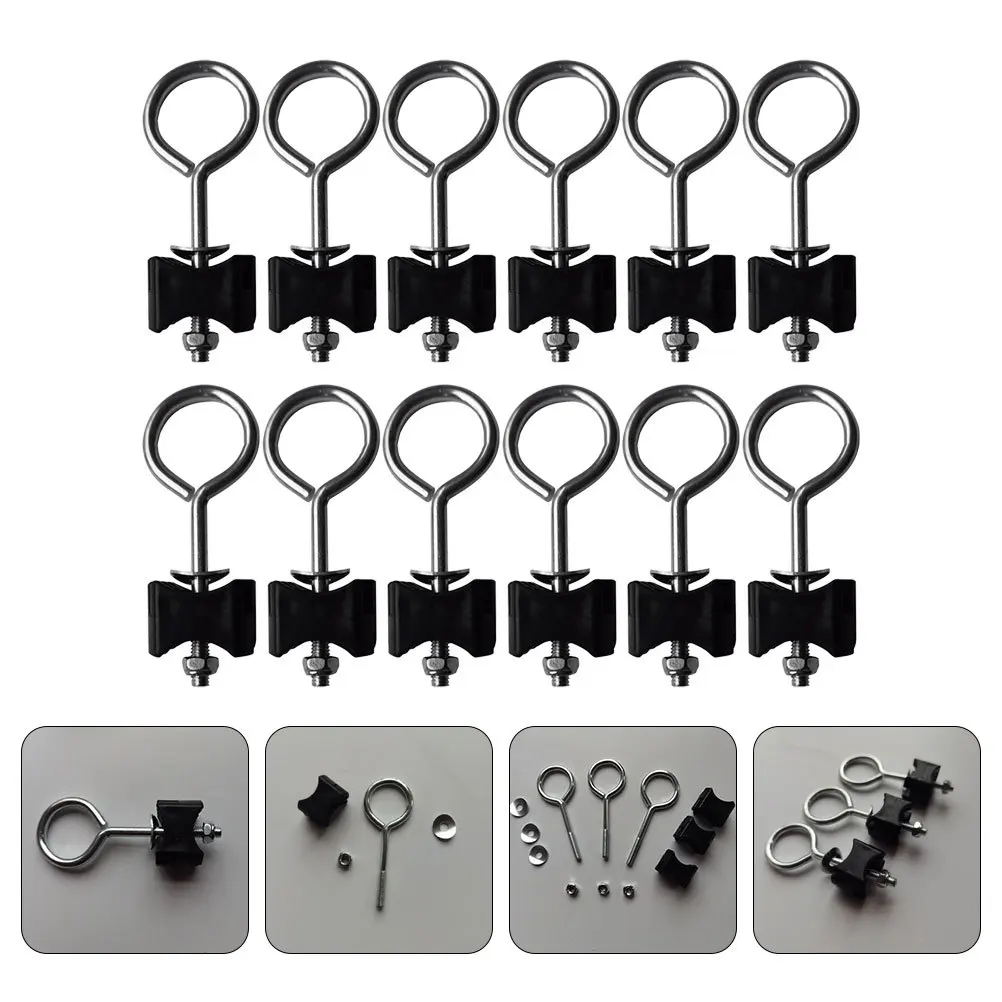 

12 set Trampoline Screws Galvanized Steel Replacement Fixing Screws For Frame Pole Stability Trampoline Parts Accessories