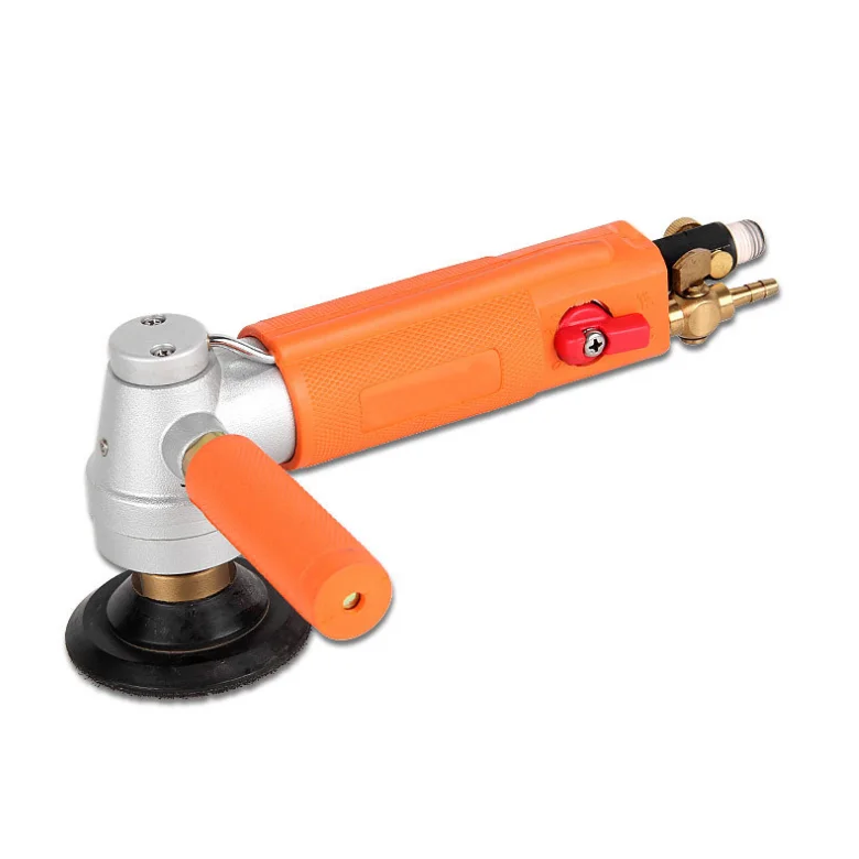 Pneumatic Angle Grinder For Granite Stone Marble Quartz Tile Air Wet Polishing Machine