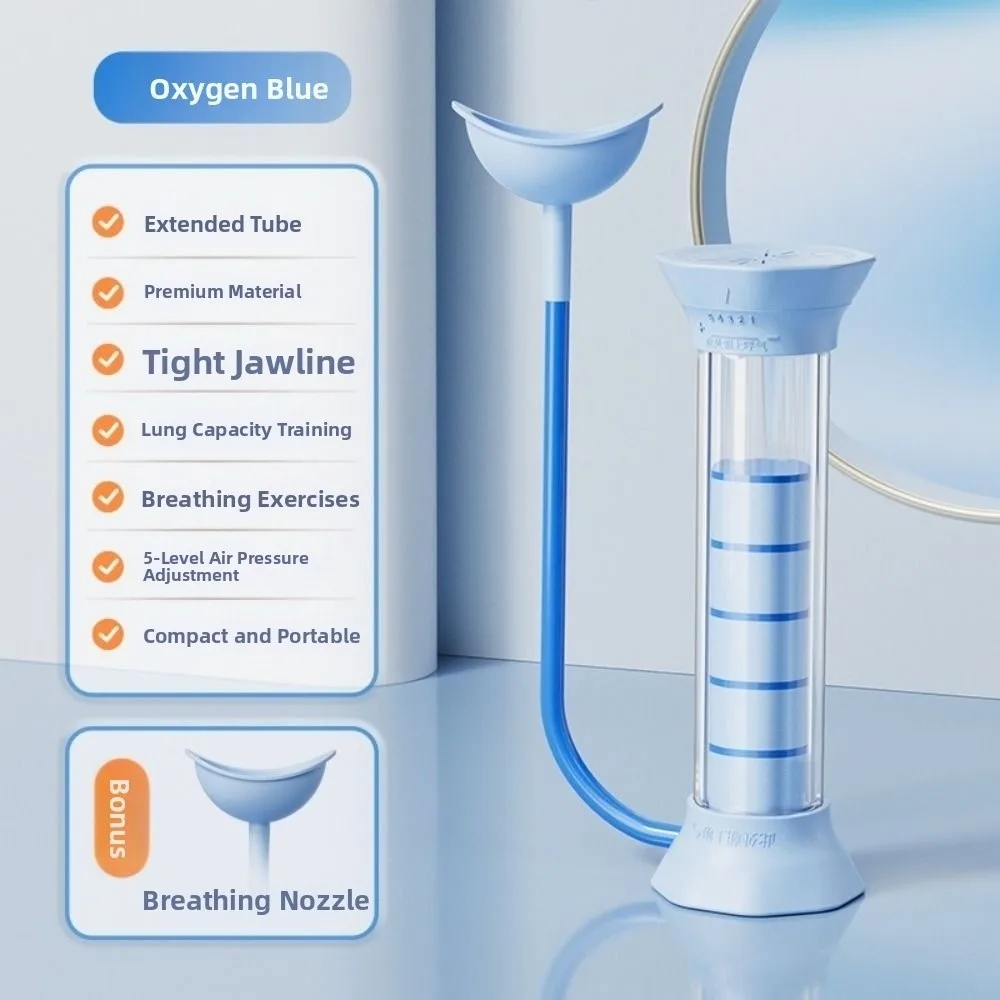 قابل للتعديل المقاومة التنفس الدمبل المدرب التنفس العميق العملي الرئة قدرة المتوسع مع تصميم مريح عداد #3