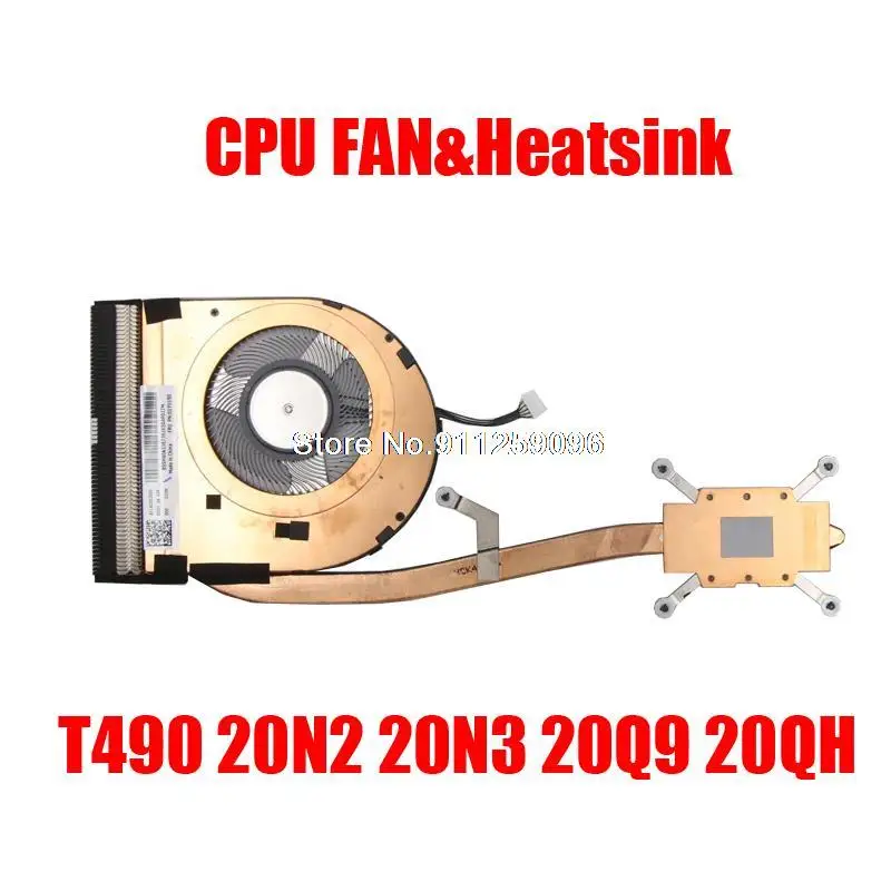 

Laptop CPU FAN&Heatsink For Lenovo For Thinkpad T490 (Type 20N2, 20N3,20Q9, 20QH) 01YU189 01YU190 01YU191 UMA New