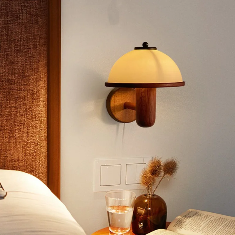 

New Style French Medieval Style Wall Lamp Bedside Lamp Atmosphere Bedroom Retro Vintage Wall Decor Luminaria Wall Lights