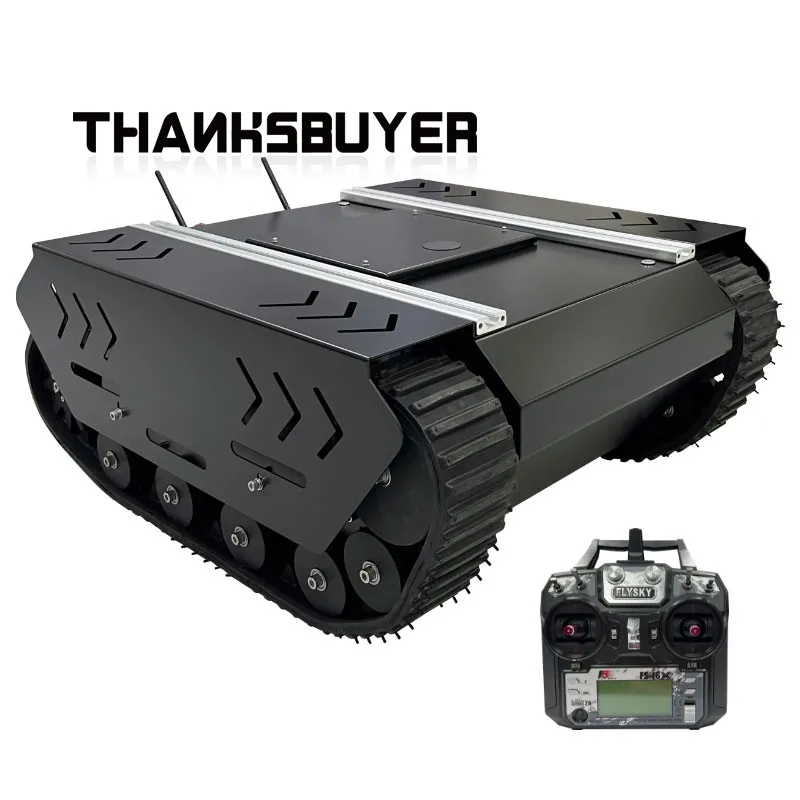 TR600 Mini Developer Edition Tracked Tank Robot Chassis, 48V 500W Motor Open Source ROS Development Platform for UGV Robot