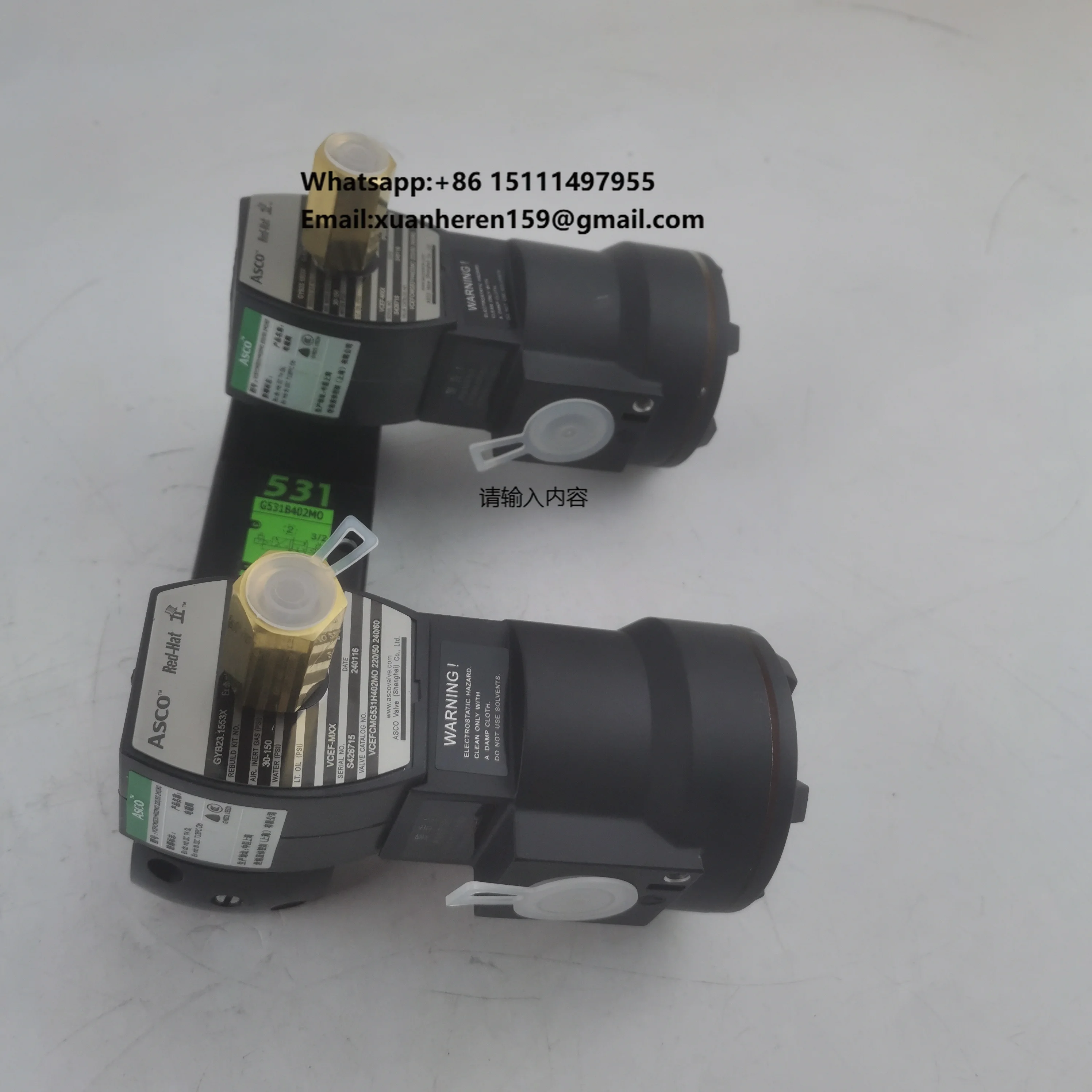 

ASCO 32 Direct Bifold air Solenoid Valve Norgren Solenoid Valve Original 100% New 531 Series