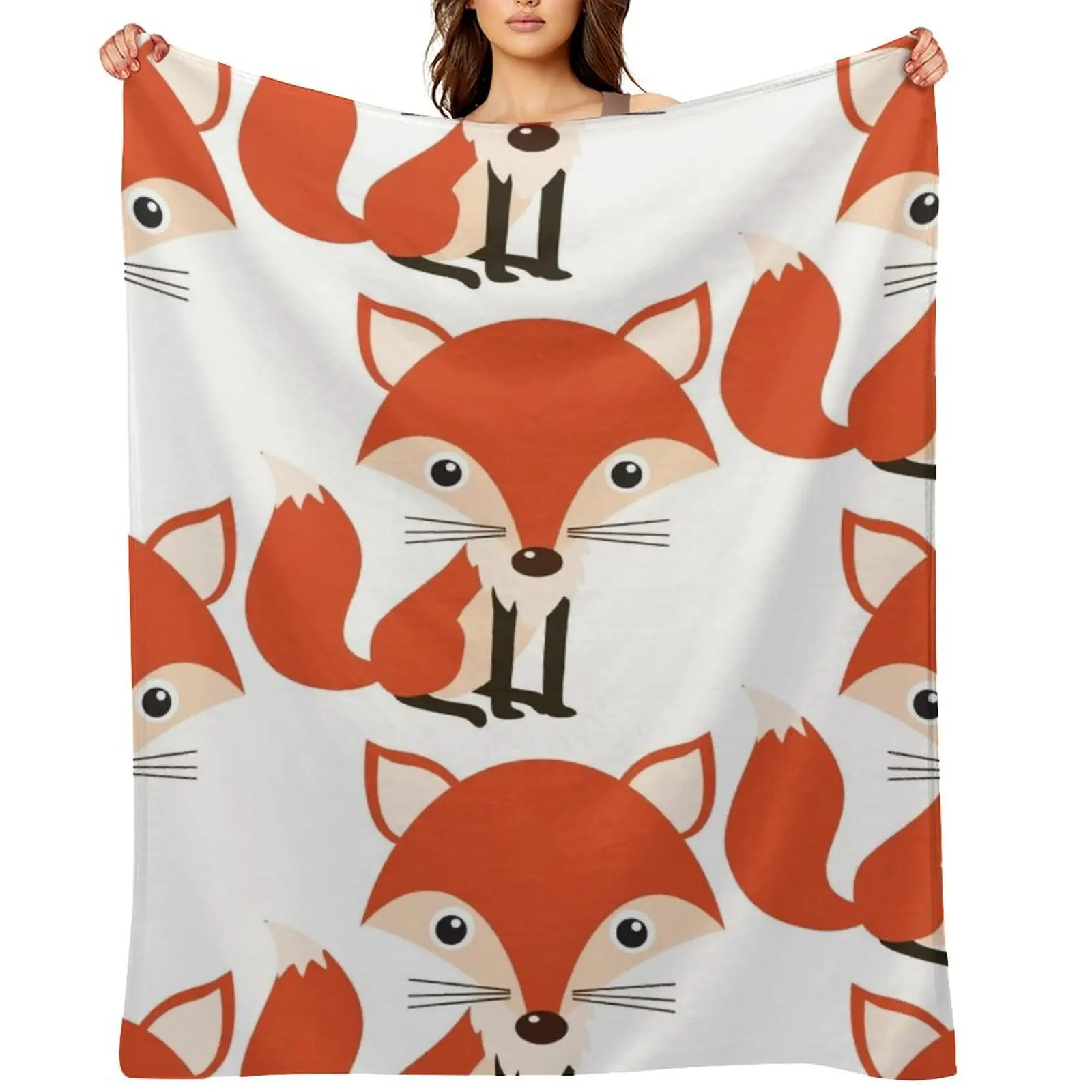 

Fox Child Throw Blanket Vintage Hairys Flannel Hairy Blankets