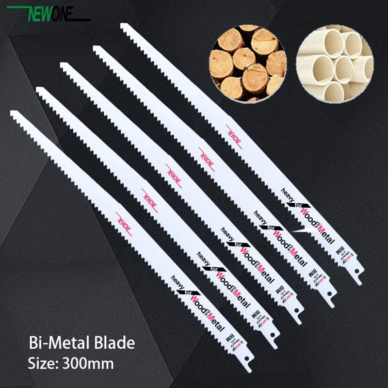 300MM Reciprocating Saw Accessories Saw Blade HSS Material White Steel Coating Suitable For Home DIY Woodworking Cutting Saw