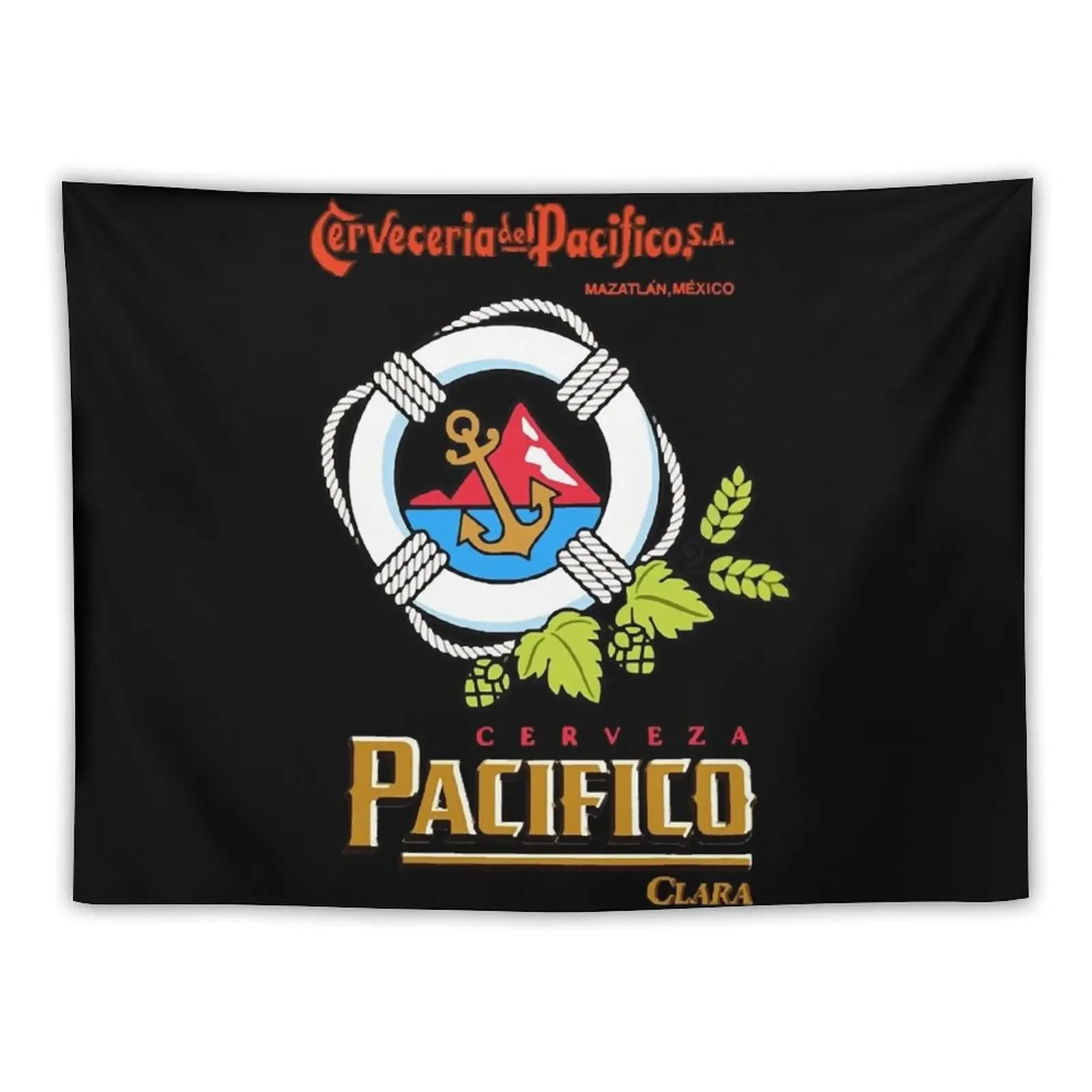 PACIFICO Classic Tapestry Outdoor Decoration Bathroom Decor Room Decor Aesthetic Tapestry