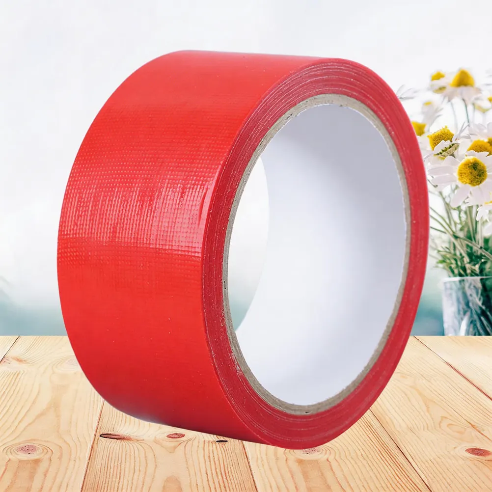 Premium Flexible Conductive Cloth Tape Excellent Peel Tensile Strength Waterproof Insulation Aging Heat Resistant 5cmx13m Red