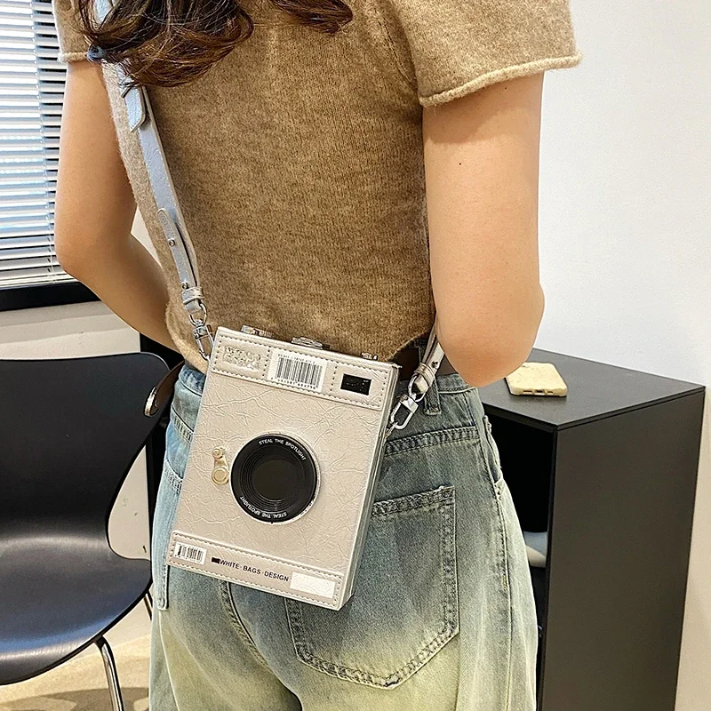 Fashion PU Leather Shoulder Bag Strap Bag Style Case Camera Design Cute Small Chain Crossbody Bag Women Small Vintage Purse