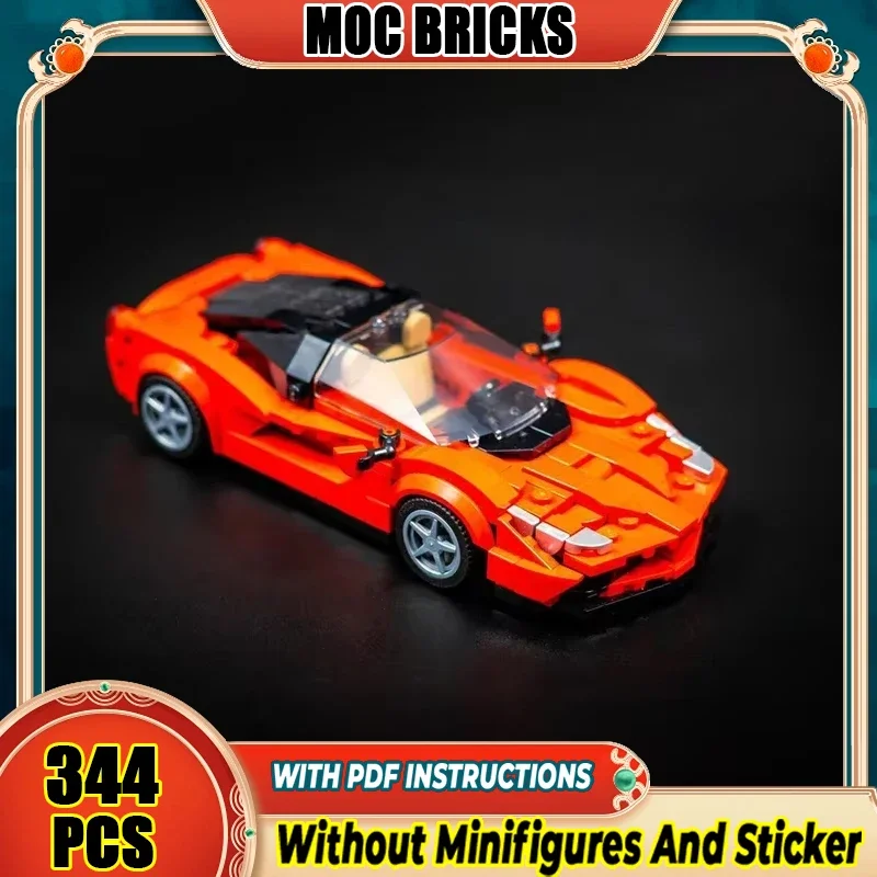 

Модель городской автомобиль Moc, строительные кирпичи, скоростные чемпионы, автомобильные технологии, модульные блоки, подарки, рождественские игрушки, наборы «сделай сам», сборка