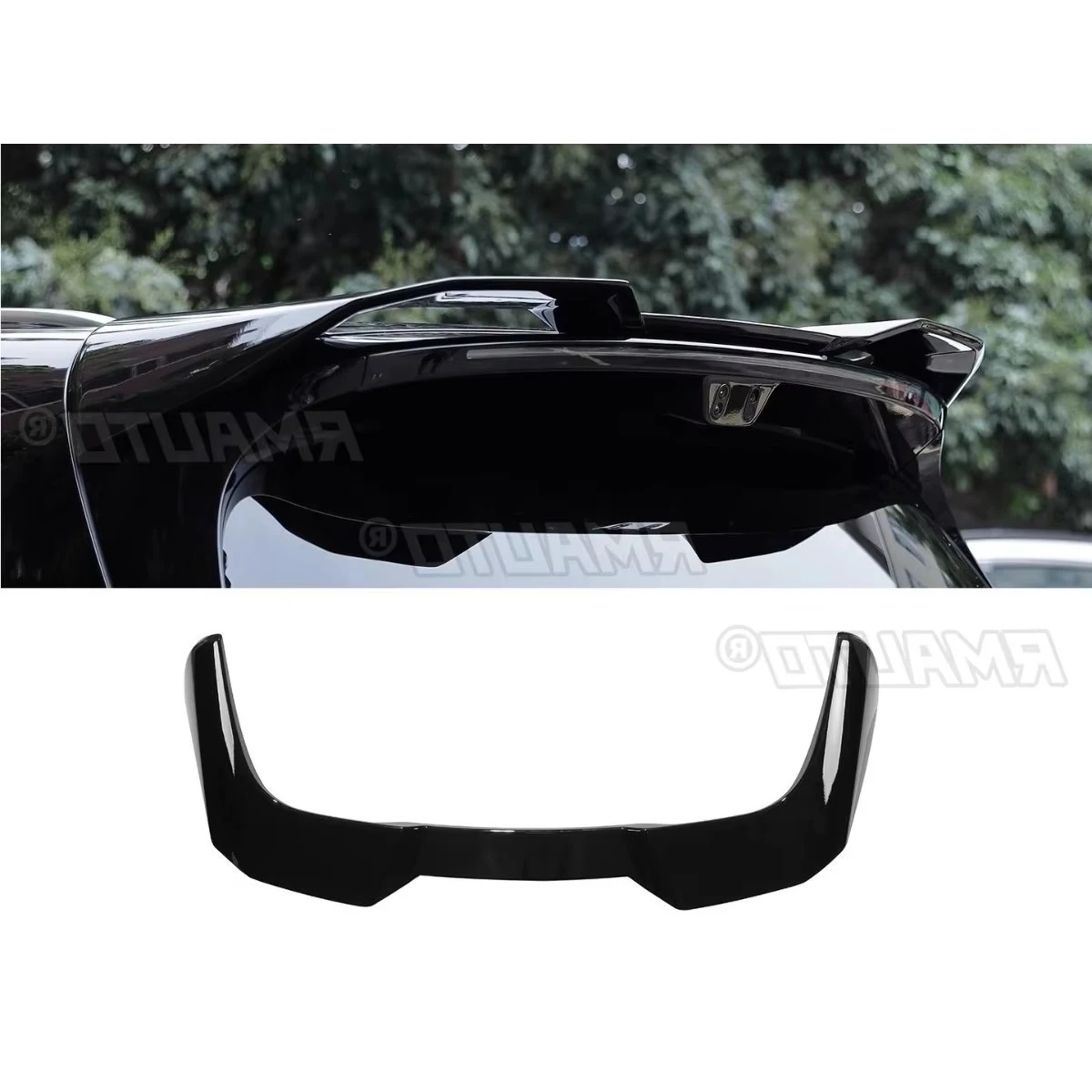 

For AITO M8 M9 2024-2025 Car Rear Roof Spoiler Wing Modification Part Rear Roof Spoiler Wing Car Accessories Exterior Part