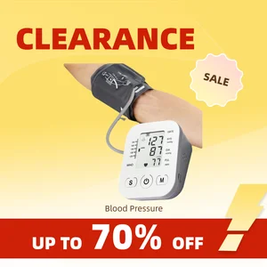 Clearance_LCD Display Sphygmomanometer Lengan Band Monitor Tekanan Darah Denyut Jantung Denyut Nadi Meter Pengukuran Akurat M 10 gelang darah penjualan terbaik - №
