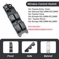 Para Toyota Echo Yaris T.U.V 4Runner Hilux Land Cruiser Camry elevador de ventana eléctrico interruptor de Control principal 84820-60090 8482060090