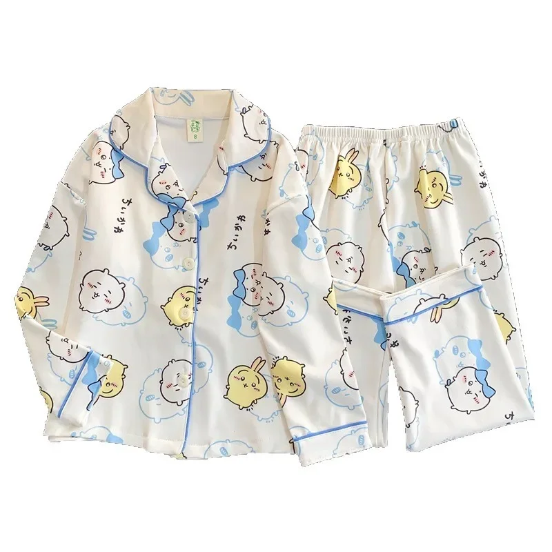 2025 سانريو كورومي الفتيات المخملية الدافئة بيجامة مجموعة الخريف/الشتاء جديد سميكة ملابس المنزل الكرتون لطيف هدية عيد ميلاد