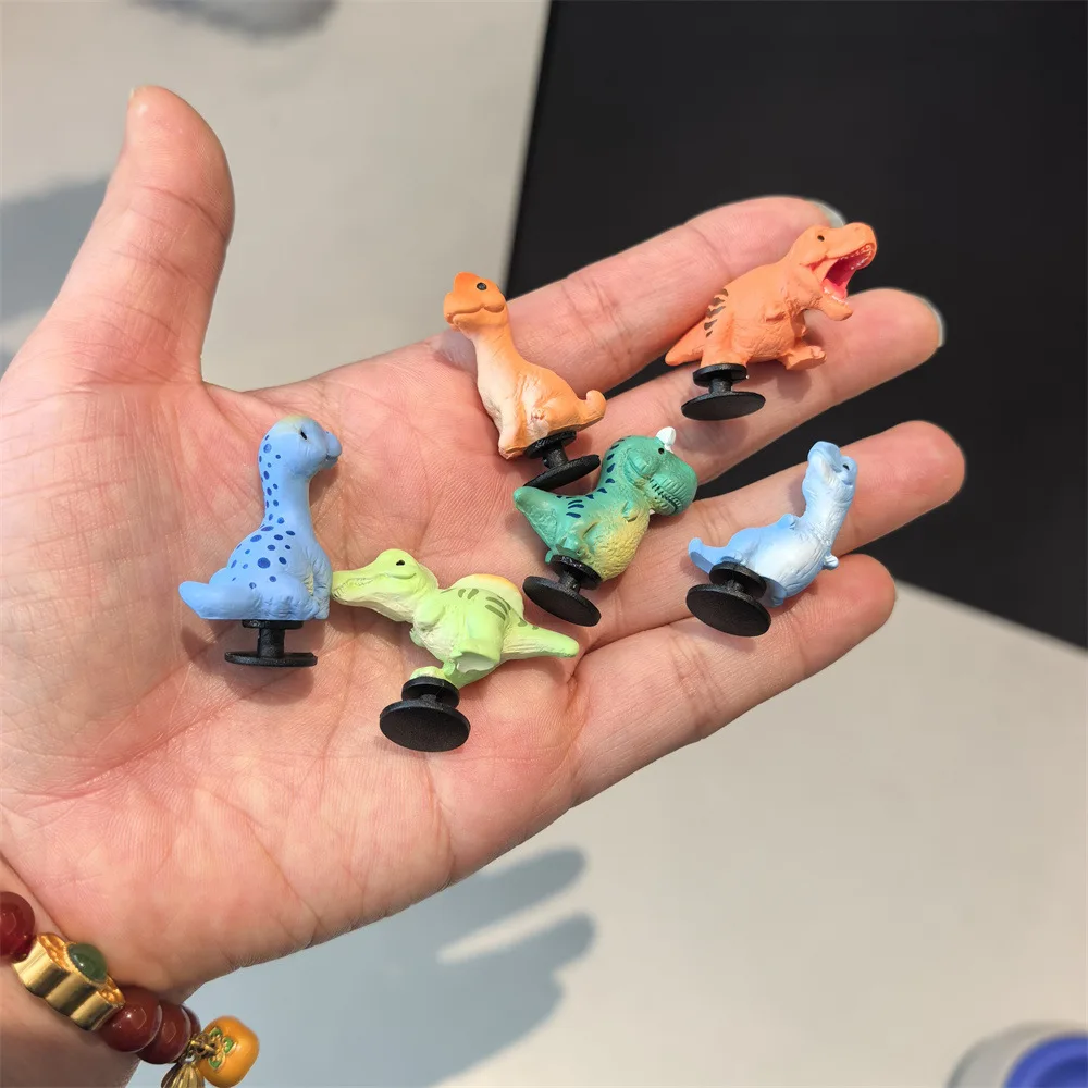 New Lovely Cartoon Dinosaur Hole Buckle Hole Shoe Charms Decorations Cute Ocean Fish Shoes Buckle DIY 3D Hole Shoe Accessories