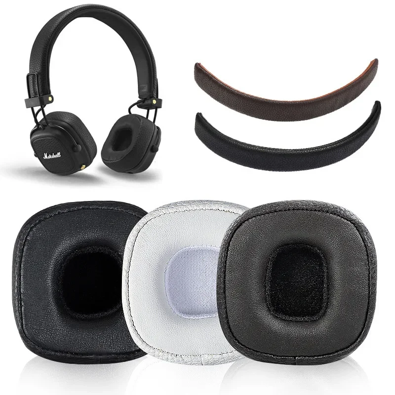 

Replacement Ear Cushion Earpads For Marshall Major 3 III Headphone Headband Cushion Leather Sleeve Earphone Earmuff