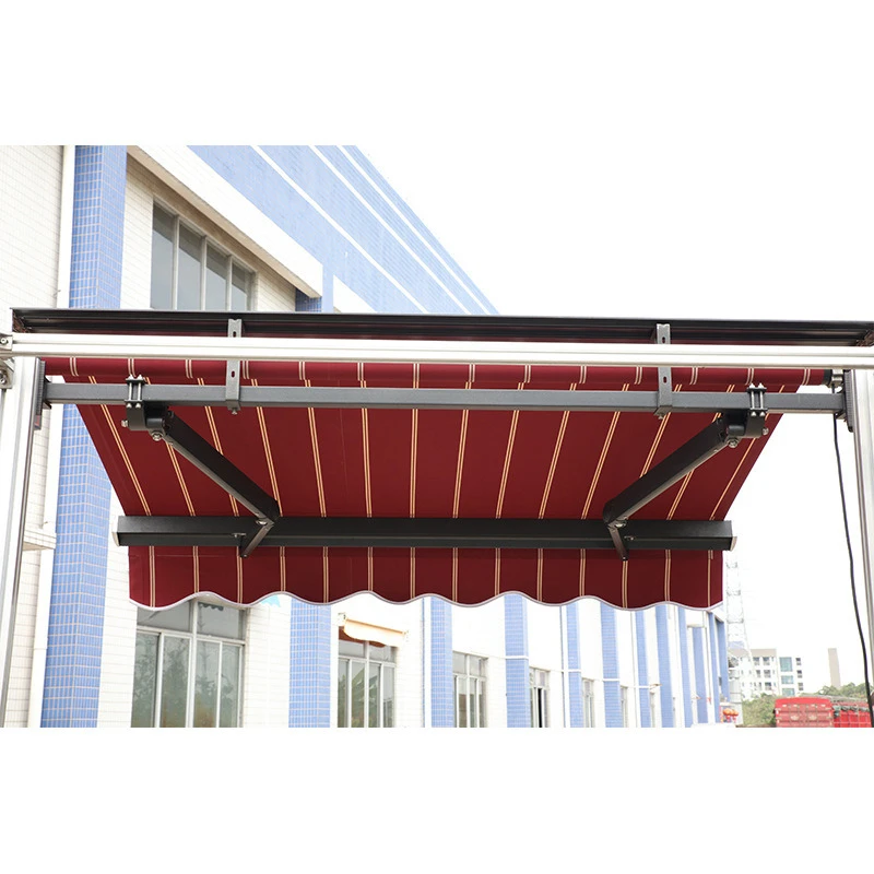 

Awning telescopic folding hand-cranked electric shrinkage canopy balcony outdoor tarpaulin courtyard facade