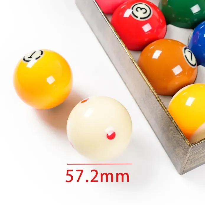 High Quality and Durable Billiard Balls Set Glossy Finish, Excellent Feel, Crisp Sound Ideal for Cue Sports