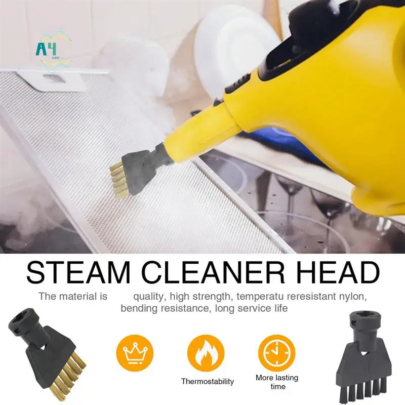 

A40Z-8 шт. аксессуары для пароочистителя для Karcher SC1 SC2 SC4 SC5, набор насадок для щеток, наборы круглых щеток, плоские насадки для щеток