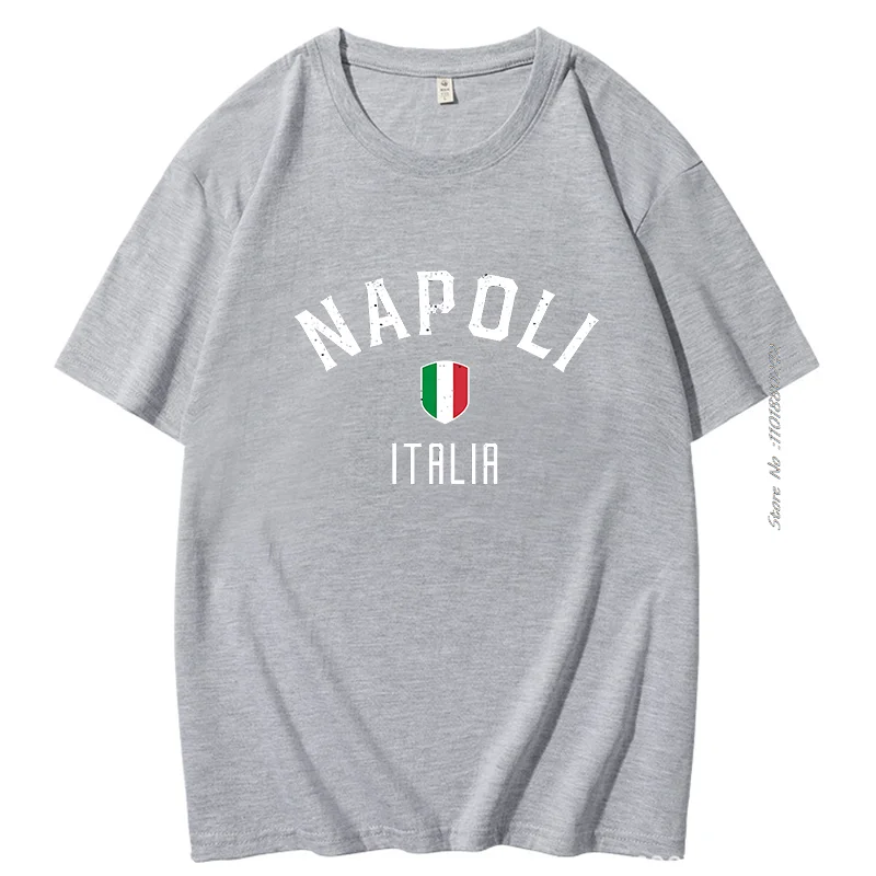 Napoli Campioni D\'italia Customized T-Shirt Unisex Graphic T Shirts Short Sleeve T-Shirts Loose Fashion Summer Men\'s Clothing