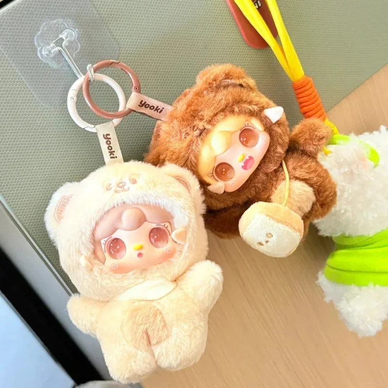 

Yooki V4 Plush Take A Bite Of Bear Series Kawaii Pendant Blind Box Desktop Ornament Toy Anime Cartoon Doll Mystery Box Gifts