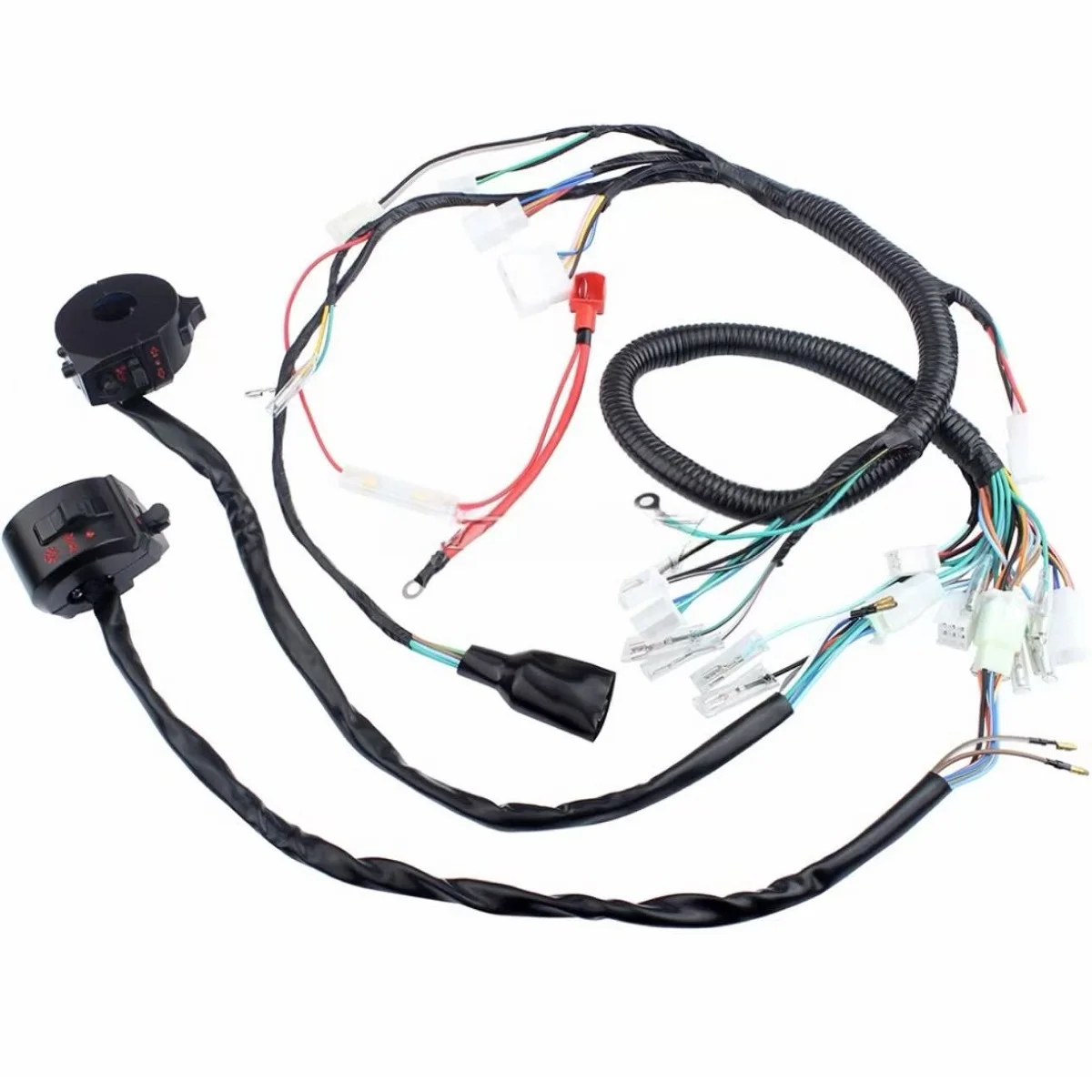 

Suitable for Honda ZJ125 CG125 DT125 FT125 motorcycle whole vehicle wiring harness circuit function switch starting device