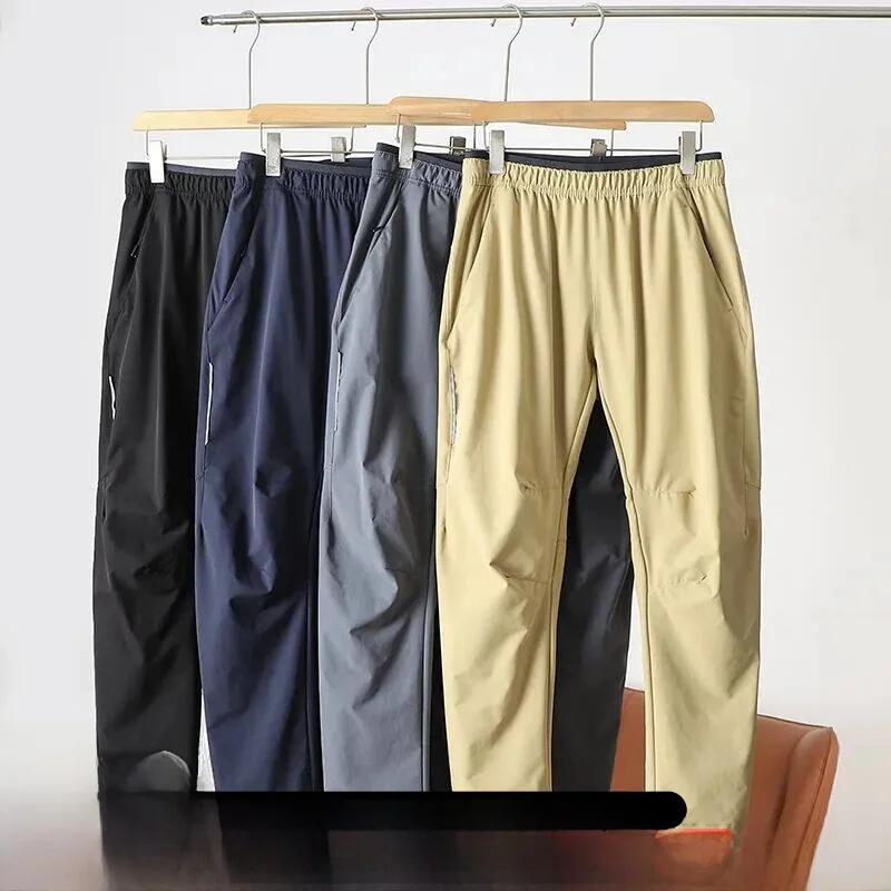 

Мужские повседневные брюки для активного отдыха: быстросохнущие, дышащие, мягкие, с 3D-защитой от скатывания, прямого кроя, весна-осень