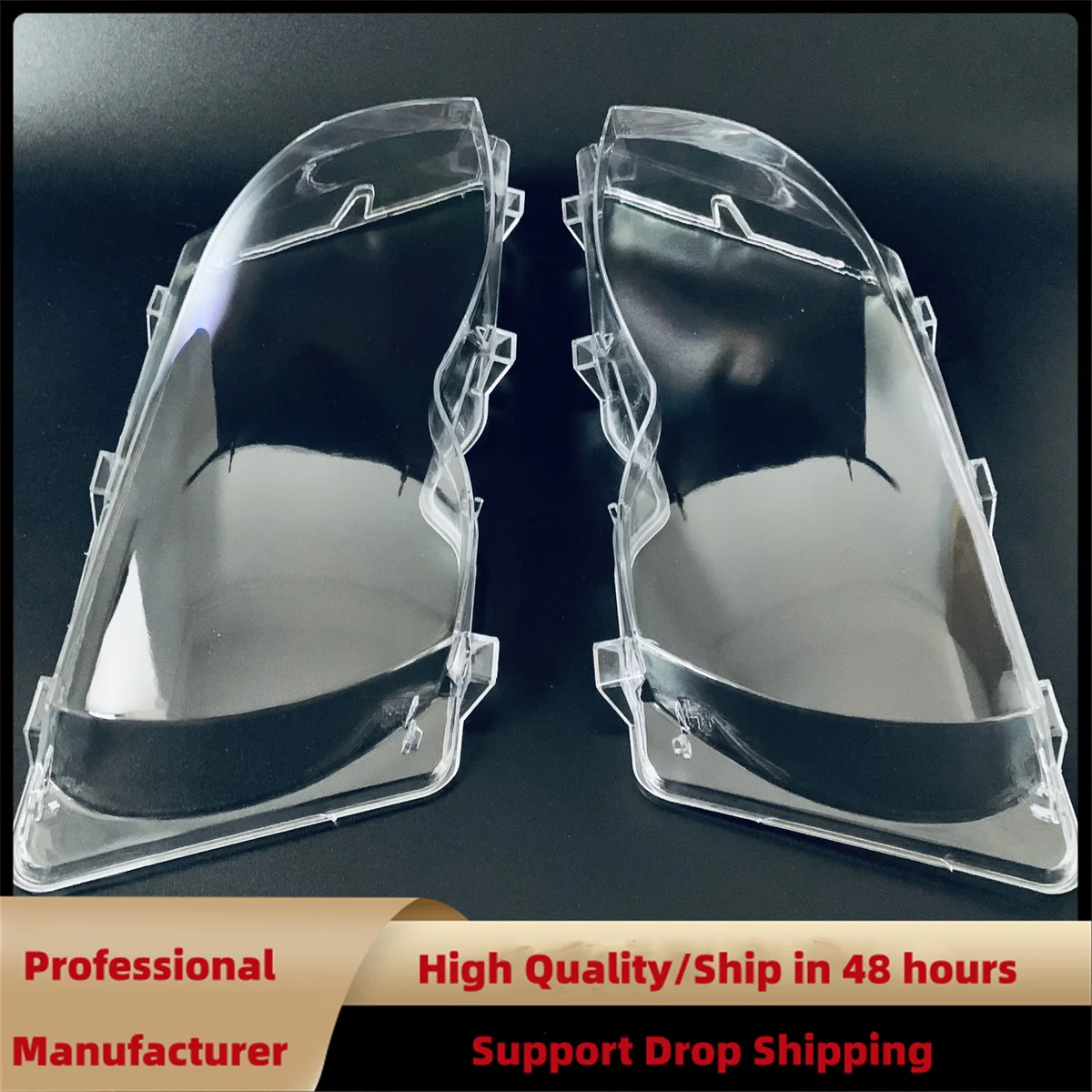 Pair Car Headlight Lens Covers For BMW 3 Series E46 318i 320i 325i 330i 330xi 4 Doors Sedan 2002-2005 Headlamp Cover Clear Shell