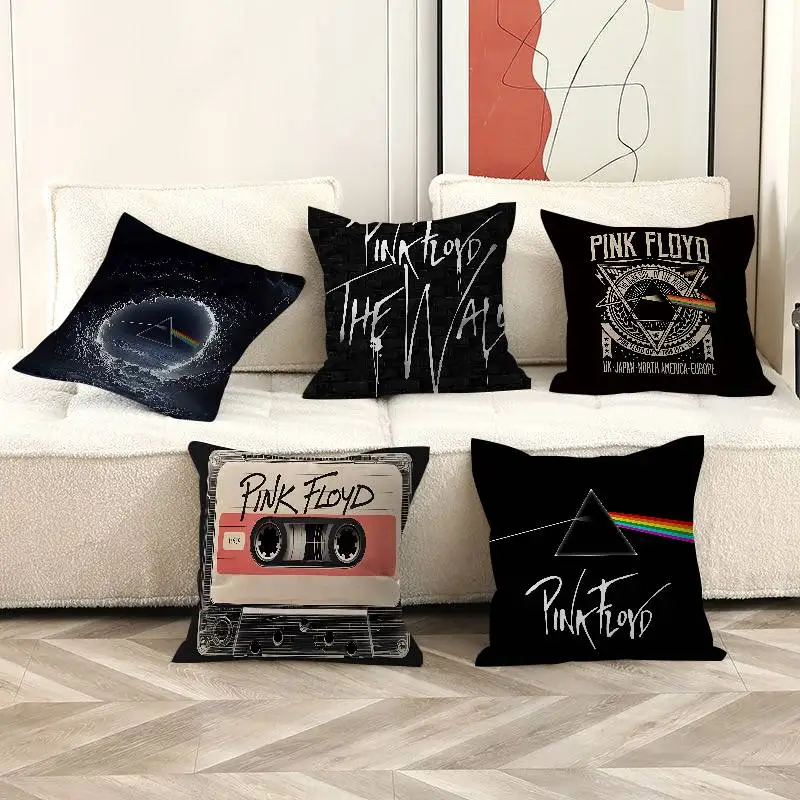 P-Pink-F-Floyds Rock Band Pillow Anime Pillow Sofa Bed Head Pillow Cover Cushion Cover 45x45 Cm Fashion