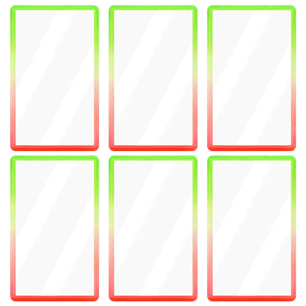 6 stuks gegradeerde kaarthouder voor standaard PSA slab case, meerdere kleuren, stapelbaar, gemaakt voor PSA, TPU en PC ontwerp