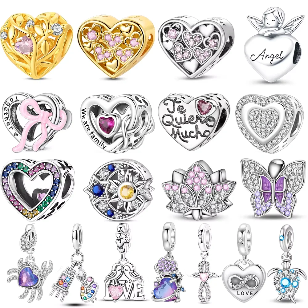 2025 S925 Silber Unendlichkeit Liebe Baumeln Charms Wie Schlange Verwickeln Perlen Fit Original Armband Diy Zubehör Edlen Schmuck Geschenke