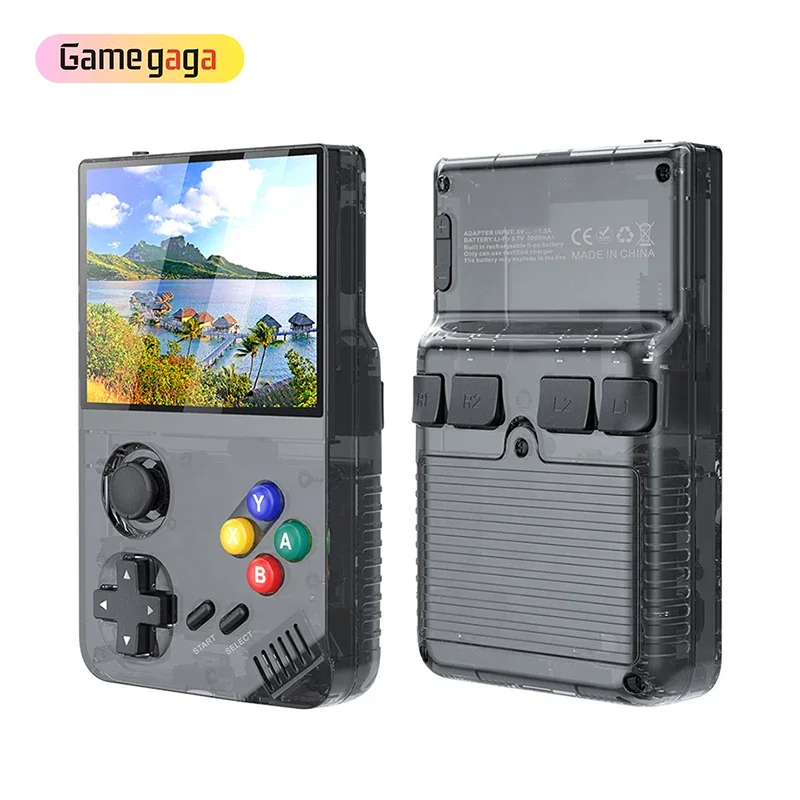 

Yo M19 Handheld Game Console 64GB 20000 Games Emelec 4.3 System 3.5 Inch Screen Support TV Connection Retro Game Console R36S