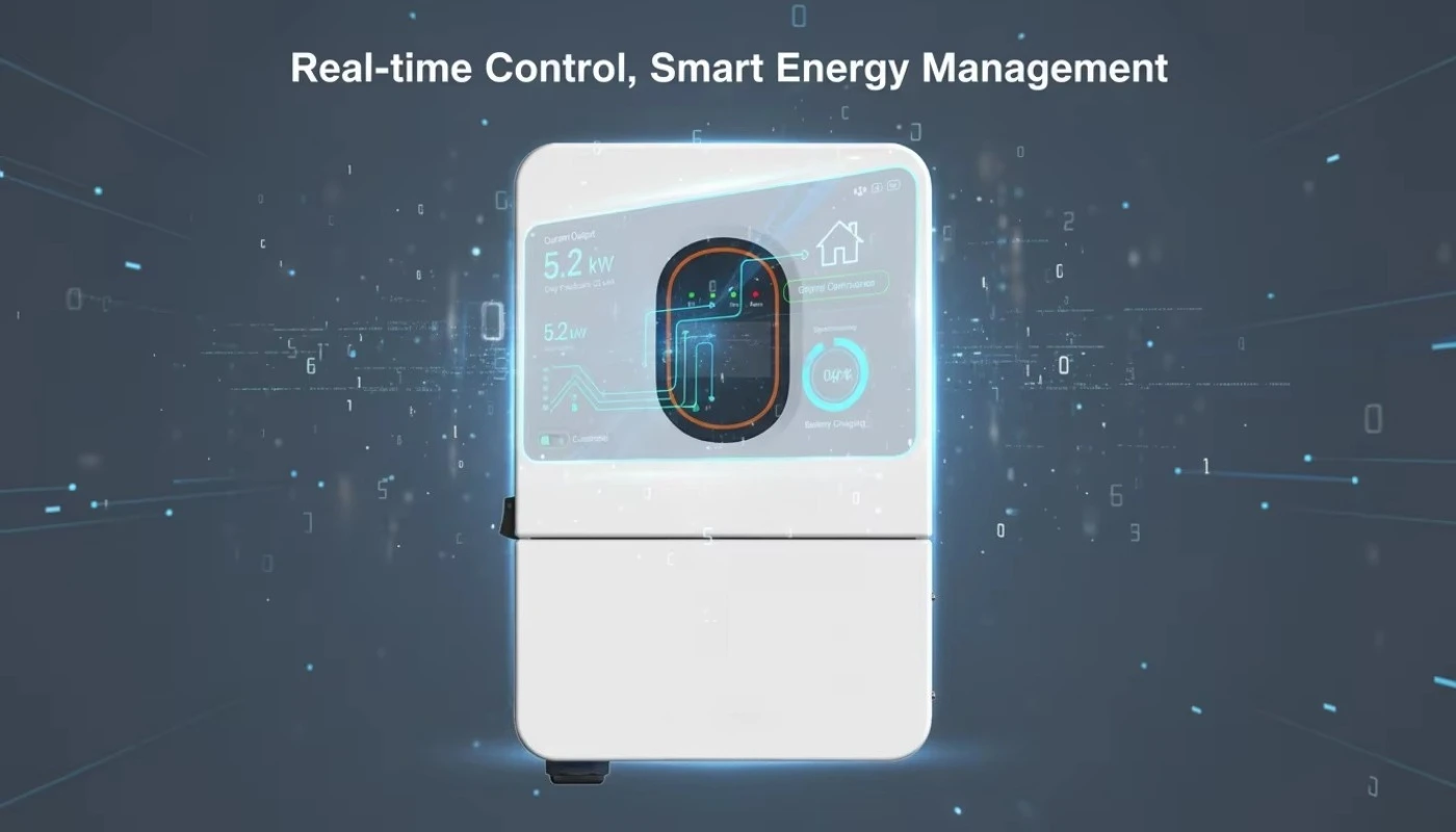 Ginza Three Phase Inverter IP65 12KW Hybrid 3 Remote Monitoring Via WiFi Bluetooth MAX PV 13200W On/off Solar Inverter