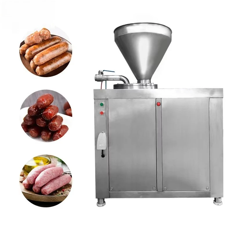 15L 50kg/h Automatic Vacuum Sausage Filler 304 Stainless Steel Quantitative Stuffing Production Line Custom