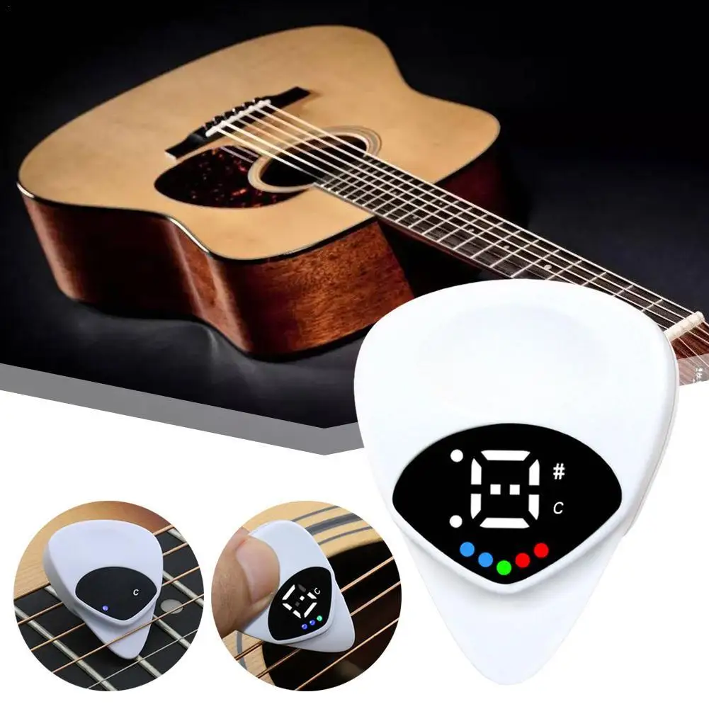 New Guitar Picks with Built In Tunner Real Time Monitoring Best Choice For Acoustic And Electric Instrument Players