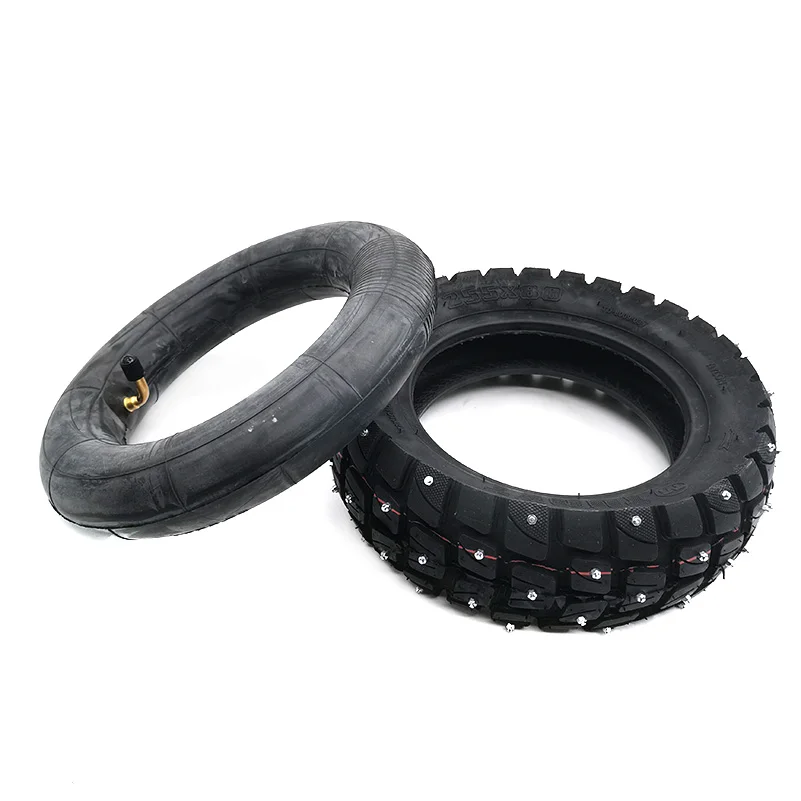 NEW 255x80 Snow Tire Inside Outside Tire Thickening Electric Scooter 10 Inch Cross Country Anti Skid Pedal Scooter