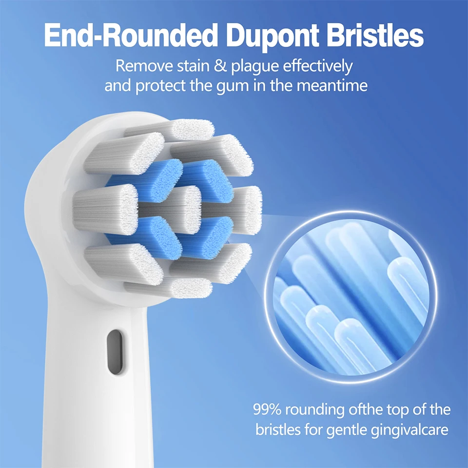 Toothbrush Replacement Heads Compatible with Oral B iO 10 9 8 7 6 5 4 3 Series Electric Toothbrush, 4 Pack Brush Heads image 6