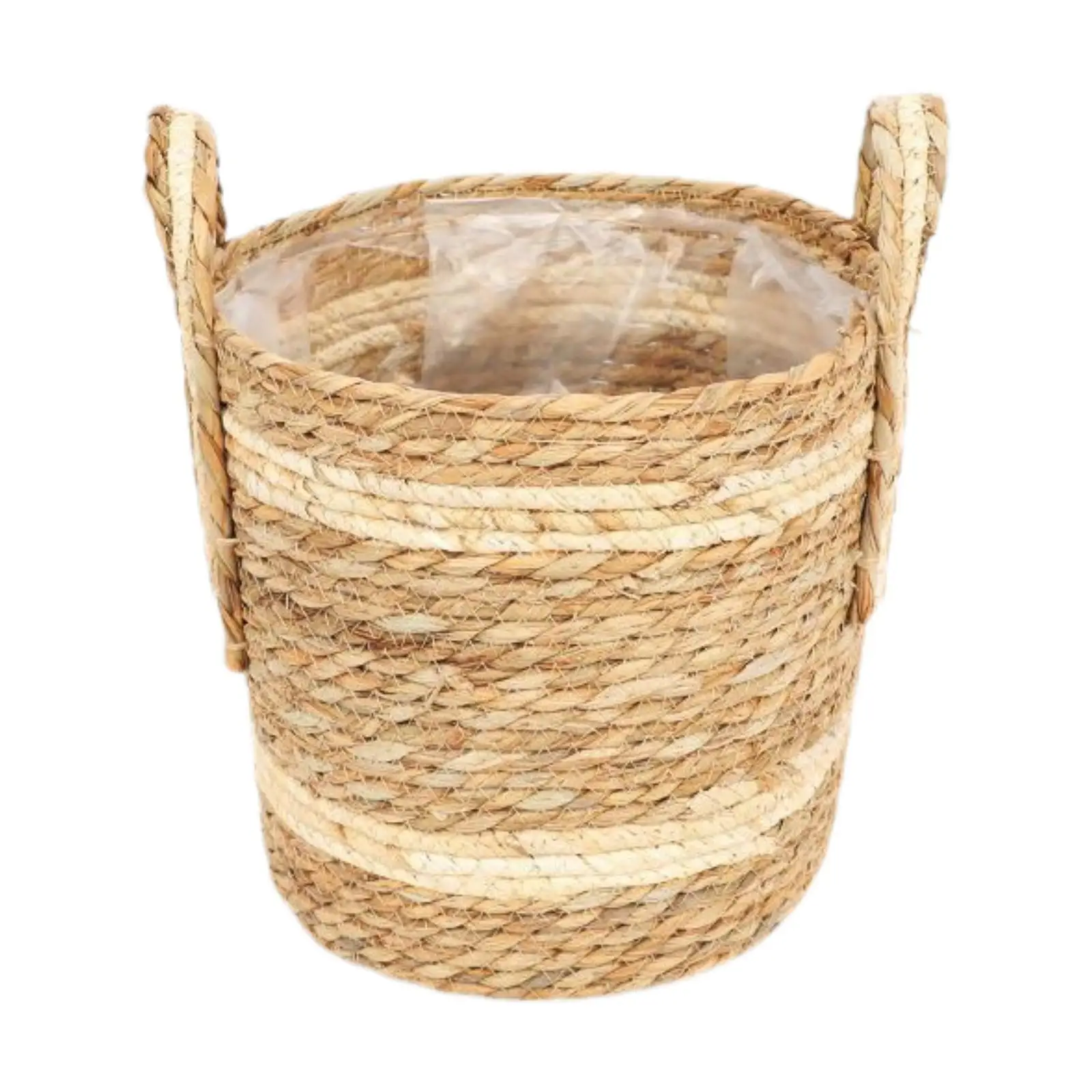 

Woven Planter Basket Flower Pot Cover Display Multifunctional Flower Vase Holder