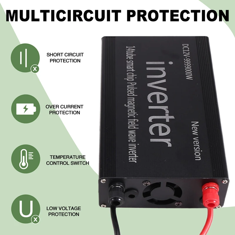 

High Power Inverter DC12V-9999000W Battery Boost Converter Inverter HOT SALE