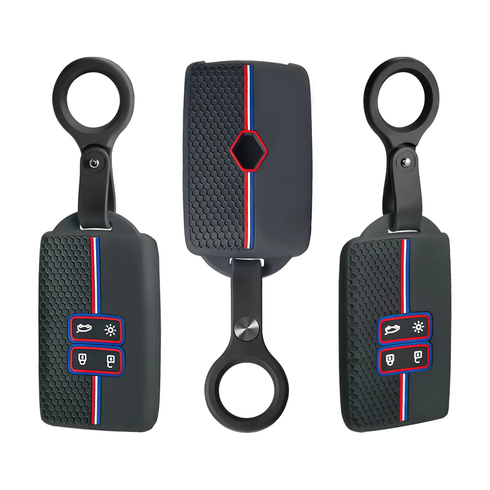 

Силиконовый чехол для автомобильного ключа Dacia Duster, Logan 3, Jogger, Sandero, Renault Clio 5, Megane 4, Zoe, Kadjar, Captur, Arkana, Koleos