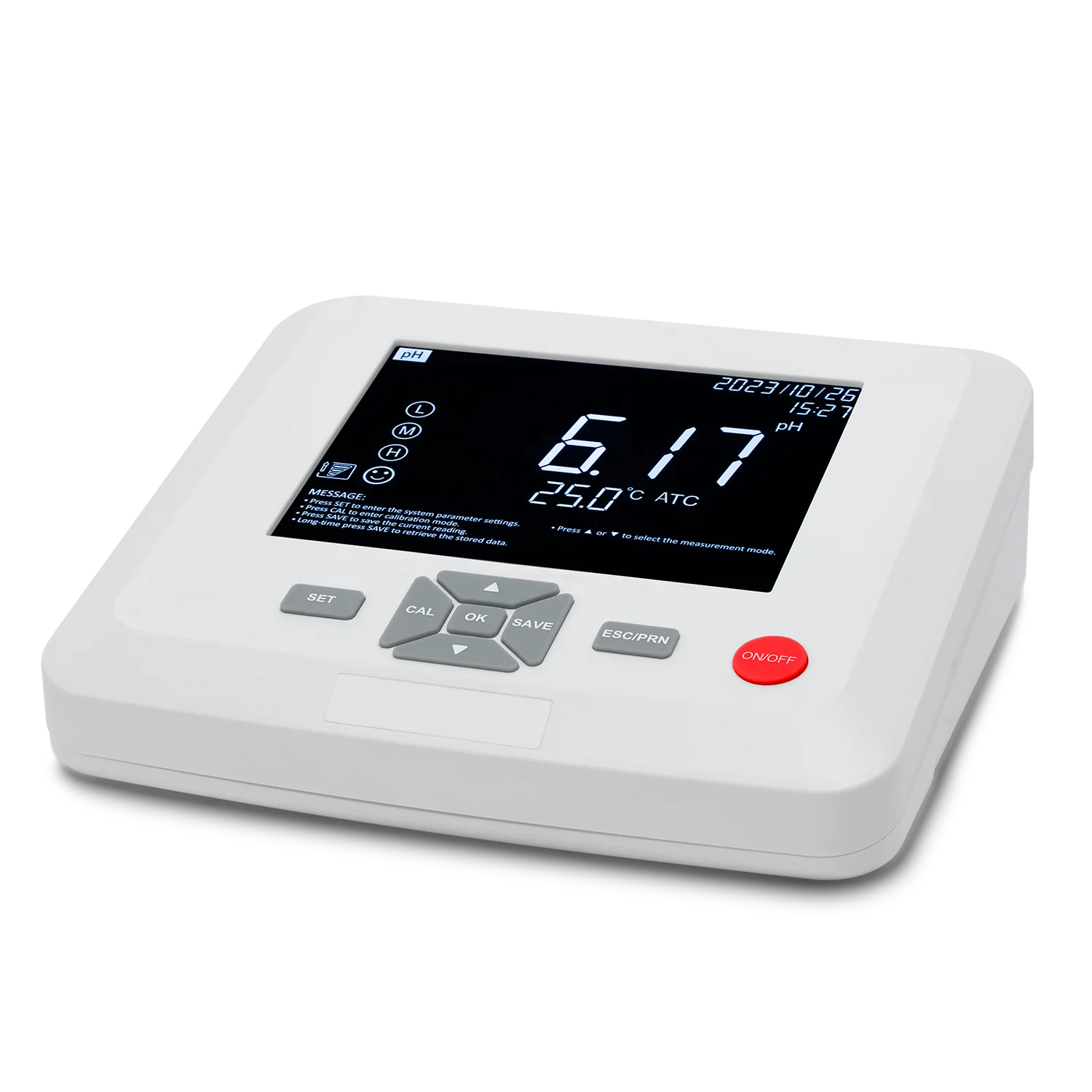 Laboratory PCD100 Large Screen Digital Desktop Multi Parameter Water Quality Meter 0-20.00 Milligrams Per Liter (ppm)