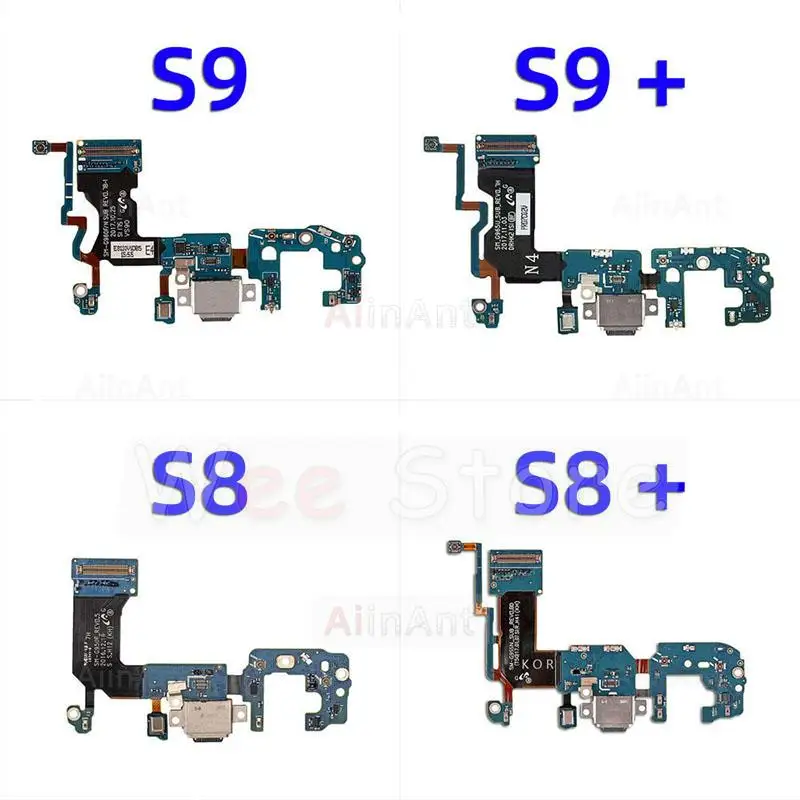 AiinAnt USB Bottom Charging Dock Connector Port Charger Flex Cable For Samsung Galaxy S8 S9 Plus + G950 G955 G960 G965 