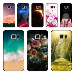 For Samsung Galaxy S6 S7 S 7 Edge Silicone Case Cute Pattern Soft TPU Phone Cover For Samsung Galaxy S7 Edge Back Cover Bumper