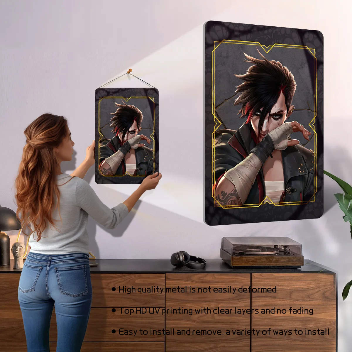 Pitfighter Vi Poster Arcane Game Metal Sign Vintage Metal Plate Custom Tin Plaques for Gamer Gaming Room Decoration Wall Art