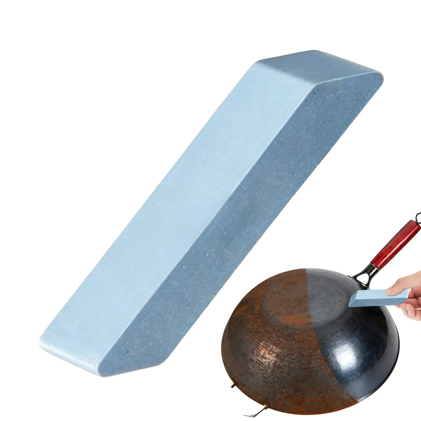 Cast Iron Rust Eraser Rubber Reusable Non-Slip Cleaning Tools Steel Stain Remover For Kitchen For Home Bathroom Appliances