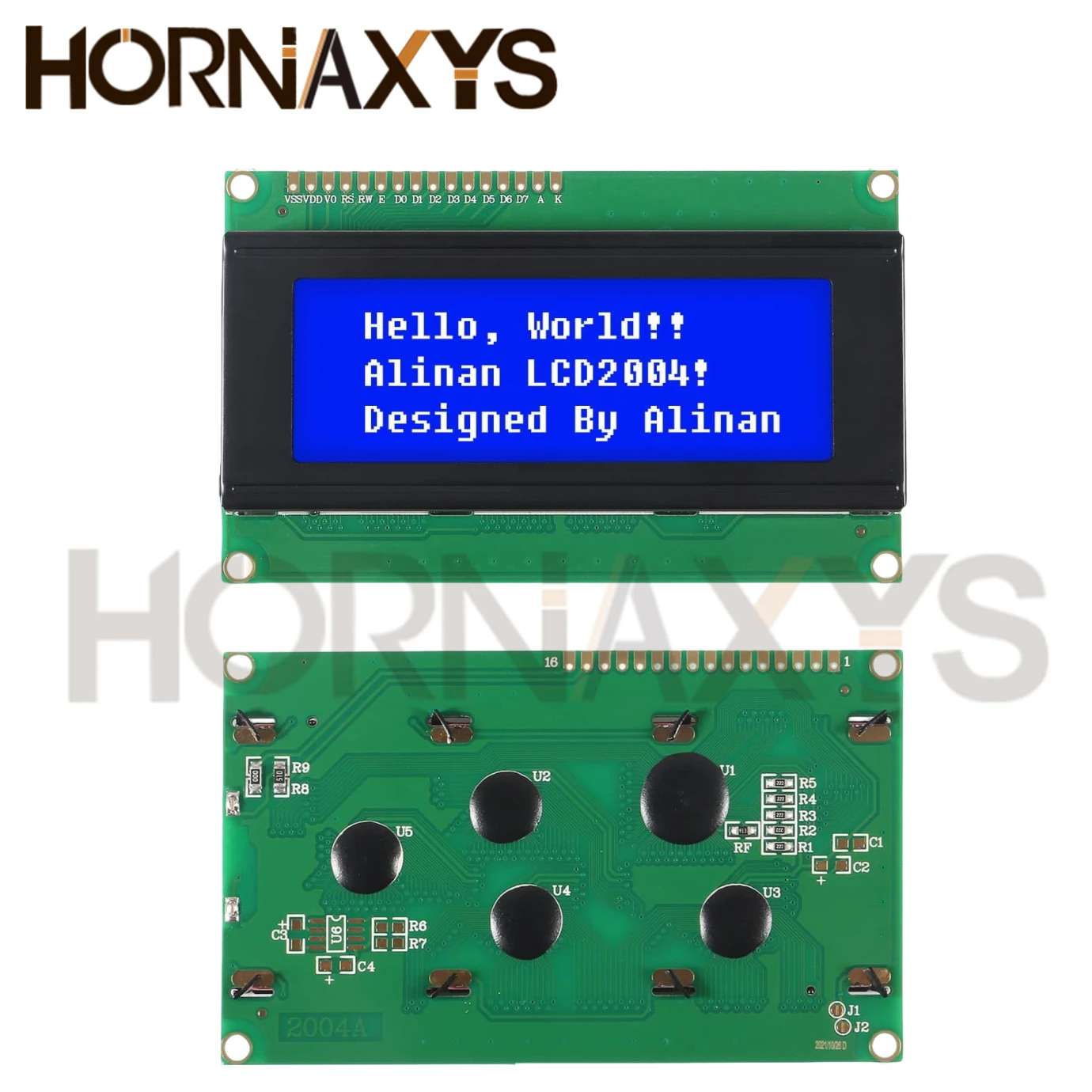 Imagem -05 - Módulo Adaptador de Caracteres de Tela Azul e Verde para Arduino Interface Serial Lcd Iic 20x4 Lcd2004 Mais I2c 2004a