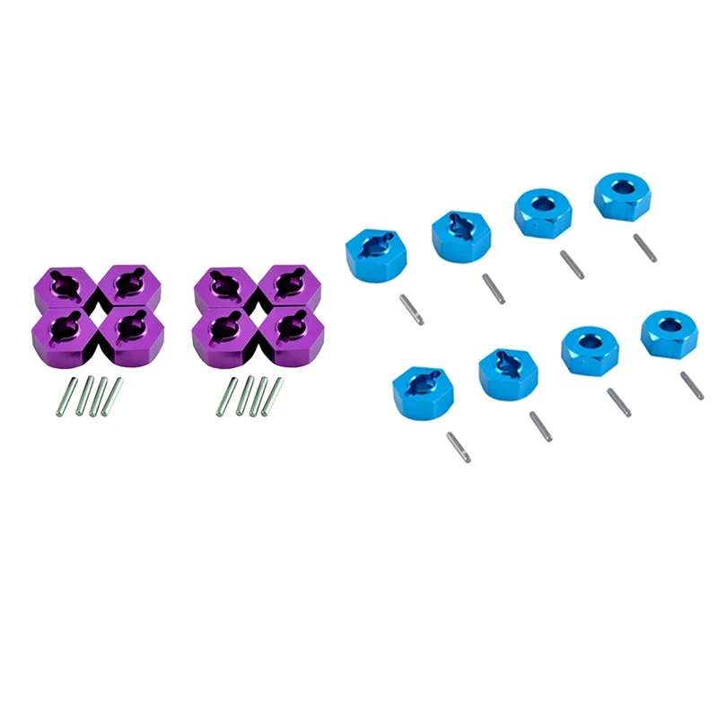 Best-8 قطعة RC نموذج سيارة 1/10 مقعد عجلة مسدس 12 مللي متر مقرنة مع دبوس